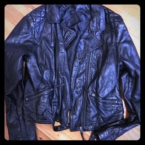 Leather jacket